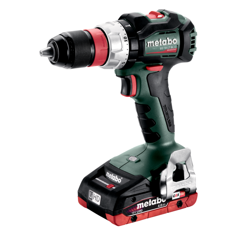 Perceuse Visseuse 18 V - Bs 18 Lt Bl Q-2 X 4,0 Ah Lihd, Asc 55, Coffret Metabox