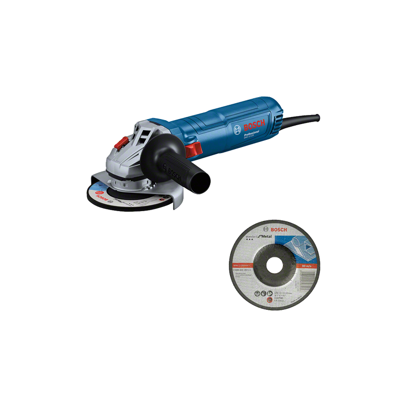 Meuleuse 125Mm Gws 12-125 , 1Xpoignée Standard, 1Xcarter (125Mm), 1Xdisque À Tro