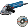 Meuleuse 125Mm Gws 12-125 , 1Xpoignée Standard, 1Xcarter (125Mm), 1Xdisque À Tro