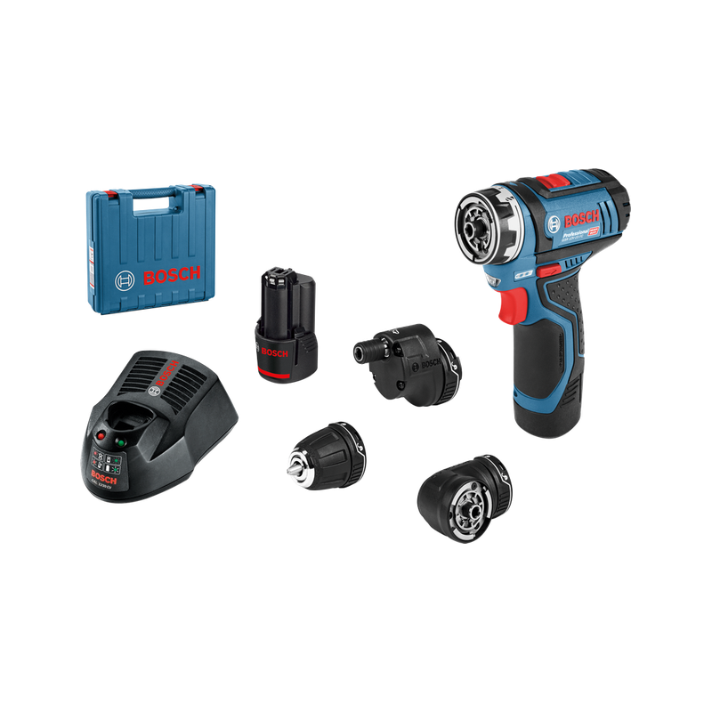 Perceuse-Visseuse Sans Fil Gsr 12V-15 Fc + Batteries Gba 12V 2X2,0Ah + Chargeur