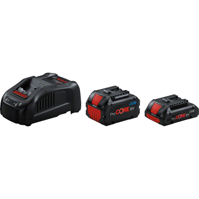 Starter Set Batterie Procore18V 1X4,0Ah + Batterie Procore18V 1X5,5Ah + Chargeur
