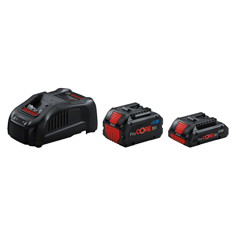 Starter Set Batterie Procore18V 1X4,0Ah + Batterie Procore18V 1X5,5Ah + Chargeur