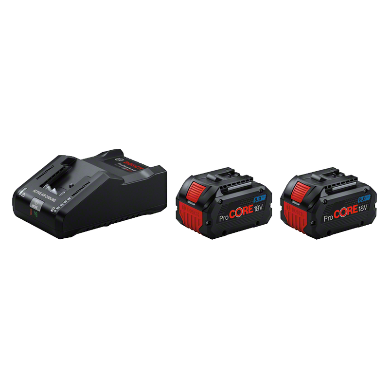 Starter Set Batterie Procore18V 2X8,0Ah + Chargeur Gal 18V-160 (C)