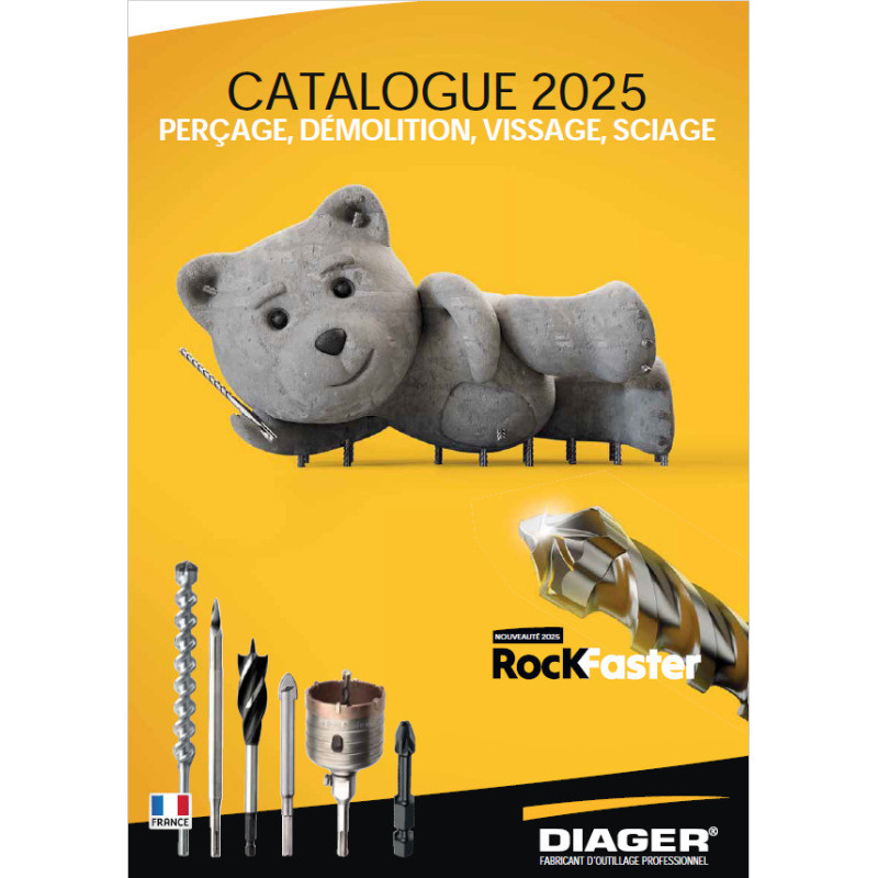 Foret Béton Crosser Compatible SDS MAX Ø 45X590 mm