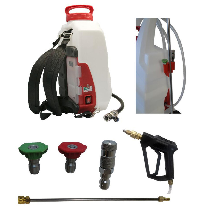 Lot Pulvérisateur Dorsal Électrique 1 Batterie