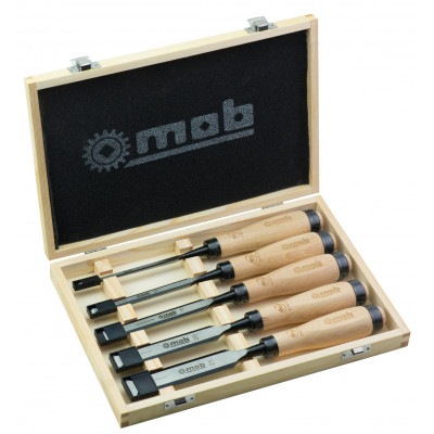 Coffret Bois 5 Ciseaux Sculpteur Bois Pefc