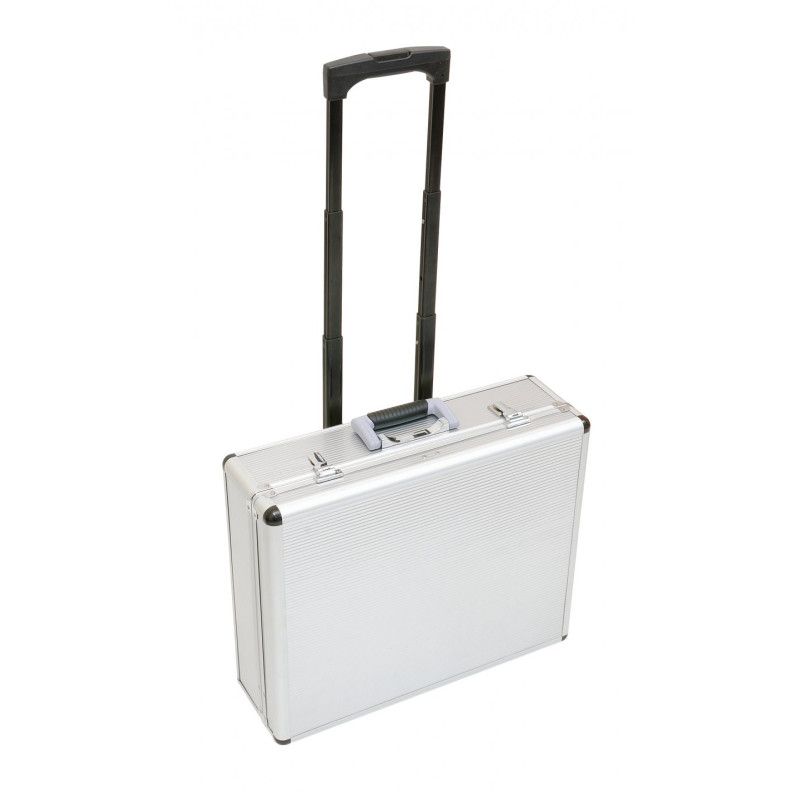Valise Aluminium +Trolley Vide