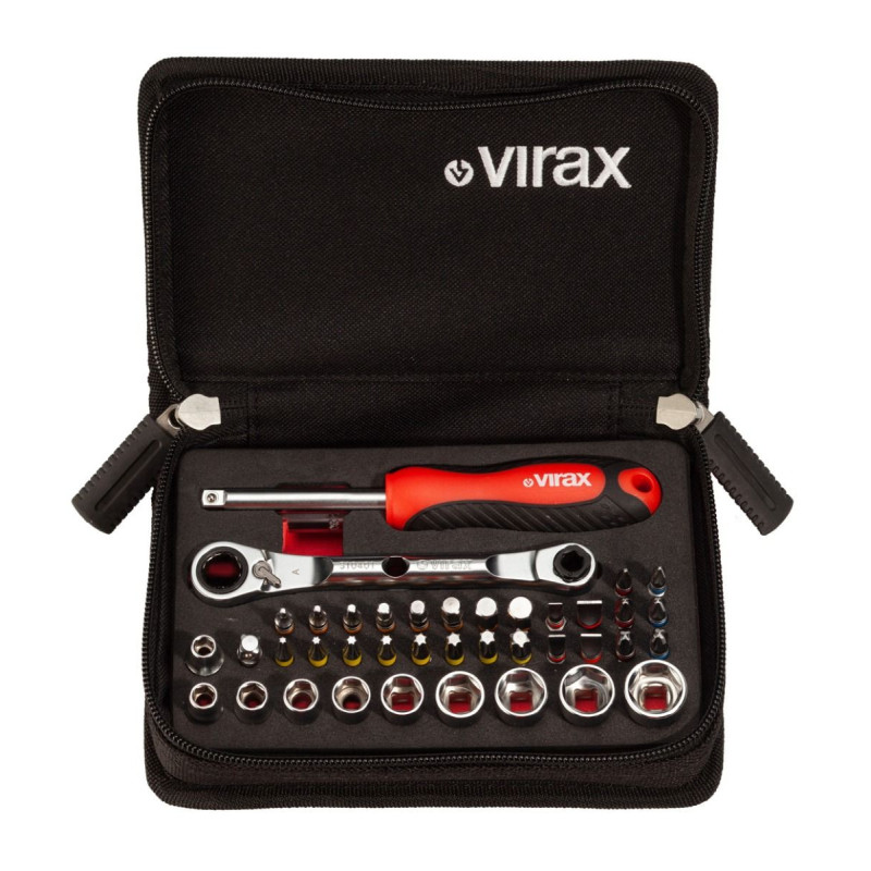 Coffret Douilles 1/4" + Embouts 1/4" 41 Pcs*5