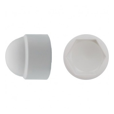 Cache-Ecrou Clef 17 M10 Blanc - LENNIE | Réf: 0784-10