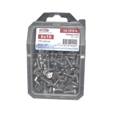 Coque De 50 Vis Th Fil/Total 8X25 Inox A2 - LENNIE | Réf: 7800-8-25