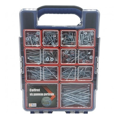 Coffret De 730 Vis Panneau Particule Inox - LENNIE | Réf: COFVPPA2V2