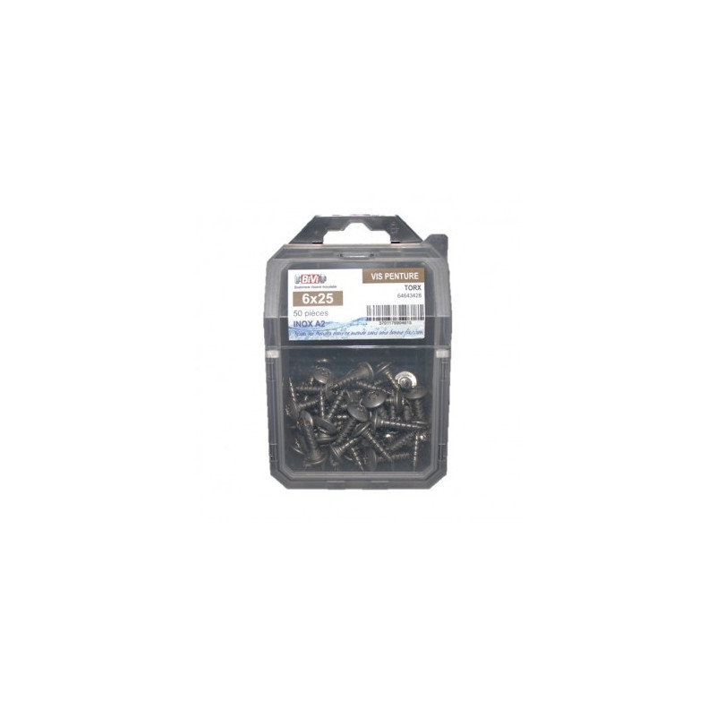 Coque De 50 Vis Pent Torx 7X40 Tx30 Inox A2 - LENNIE | Réf: 7538-7-40