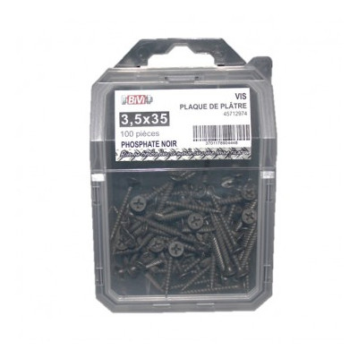 Coque De 100 Vis Plaque De Platre Lg 25 Mm - LENNIE | Réf: 7539-3.5-25