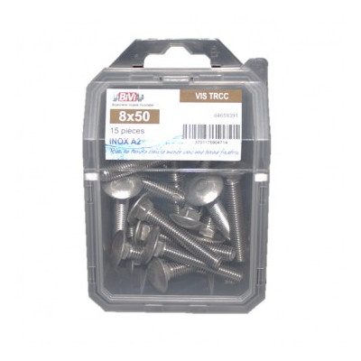 Coque De 10 Vis Trcc Din 603 8X70 Inox A2 - LENNIE | Réf: 7815-8-70