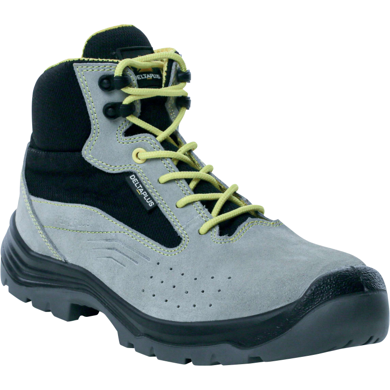 Chaussure Haute - Cuir - Croûte-Velours - Semelle : Pu/2D Ch Haute Denali S1Ps G