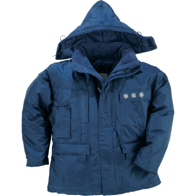 Parka Grand Froid - Sergé 85% Polyester 15% Coton Veste Laponie2 Bleu L Bleu Mar