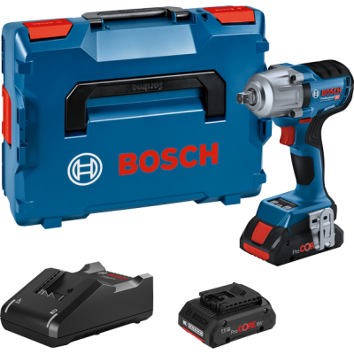 Boulonneuse GDS 18 V-x450 + GBA 2 x5,0 Ah + GAL 18 V-40 L