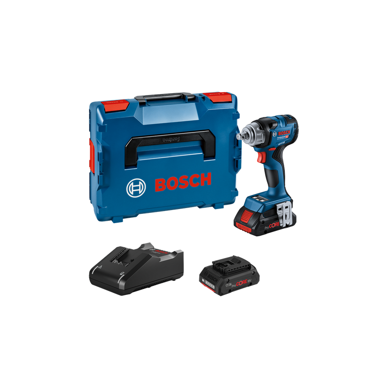 Boulonneuse Gds 18 V-330 Hc + PROCORE18 V 2 X4,0 Ah + GAL 18 V-40 + Como L