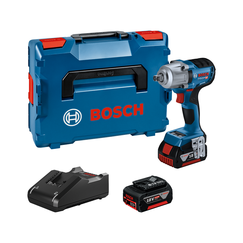 Boulonneuse GDS 18 V-x450 + ProCORE18 V 2 x4,0 Ah + GAL 18 V-40 + CoMo L