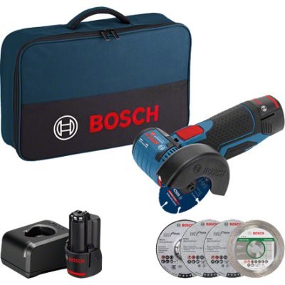 Meuleuse Gws 12V-76 + 2X2,0 Gal 12V-20 Soft Bag