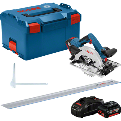 Scie Circulaire Gks 18V-57 G 2X5,0Ah Gal 1880 L + Fsn 1400 C