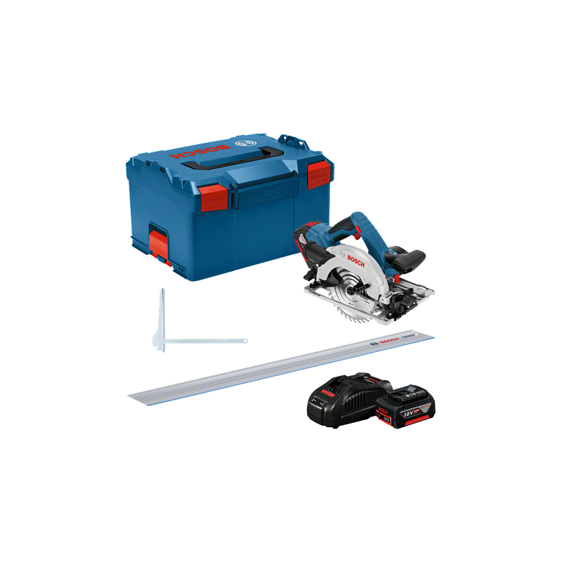 Scie Circulaire Gks 18V-57 G 2X5,0Ah Gal 1880 L + Fsn 1400 C