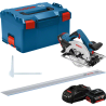 Scie Circulaire Gks 18V-57 G 2X5,0Ah Gal 1880 L + Fsn 1400 C