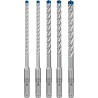 Coffret 5 forets beton SDS plus 7X EXPERT 6/6/8/8/10 mm