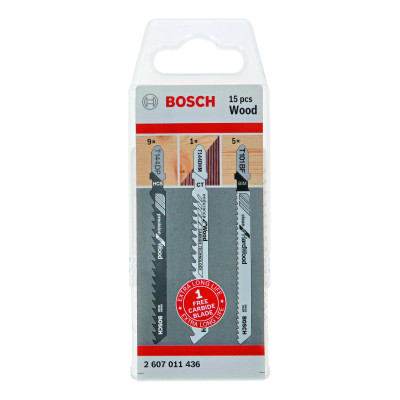 Coffret 14 + 1 Lames scie sauteuse Spécial Bois