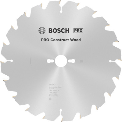 Lame scie Circulaire PRO Bois de construction 300 x30 x3,2 mm 20D