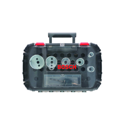 Coffret 6 scies trépans BIM Progressor Bois & Métal Ø 20 mm 25 32 38 51 64 mm x9