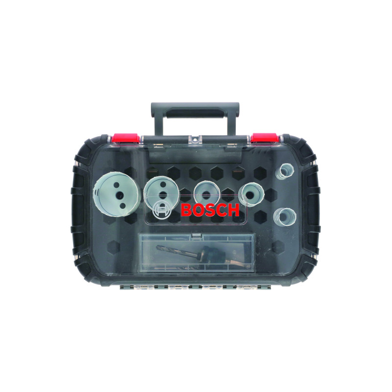 Coffret 6 scies trépans BIM Progressor Bois & Métal Ø 20 mm 25 32 38 51 64 mm x9