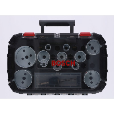 Coffret 11 scies trépans BIM Progr Bois & Métal Ø 22 mm 25 32 35 40 44 51 60 68 76 mm x14