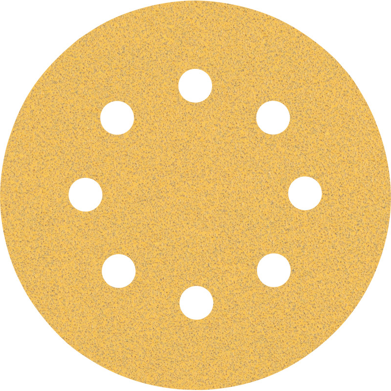 5 Disques abrasifs excentriques bois et peinture C470 EXPERT Ø 11 mm5 mm G80 grain 80