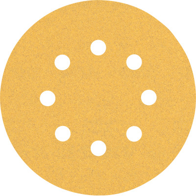 5 Disques abrasifs excentriques bois et peinture C470 EXPERT Ø 12 mm5 mm G100 grain 100