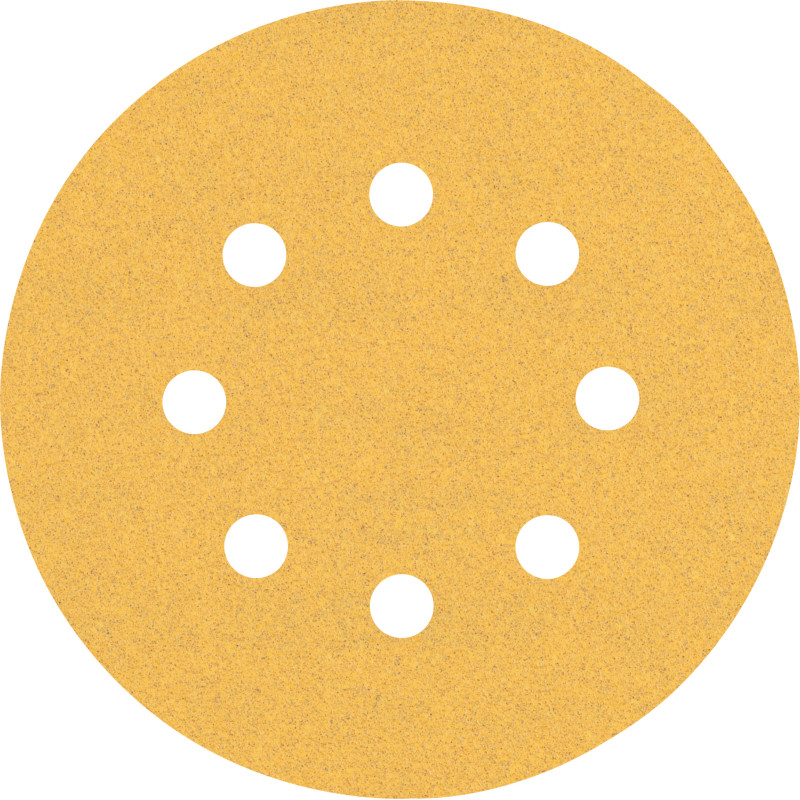 5 Disques abrasifs excentriques bois et peinture C470 EXPERT Ø 12 mm5 mm G100 grain 100