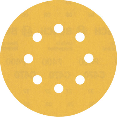 5 Disques abrasifs excentriques bois et peinture C470 EXPERT Ø 12 mm5 mm G400 grain 400