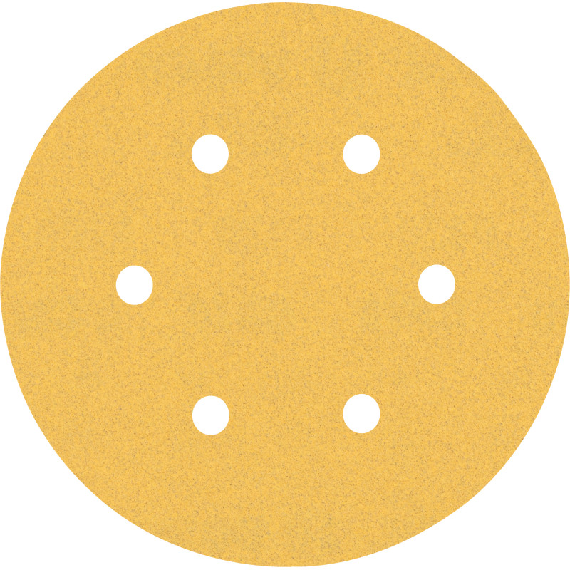 6Disques abrasifs excentriques bois et peinture C470 EXPERT Ø 15 mm0 mm G60/120/240 grain 60