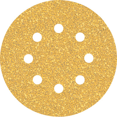 50Disques abrasifs excentriques bois et peinture C470 EXPERT 125 mm 8 trous G40 grain 40