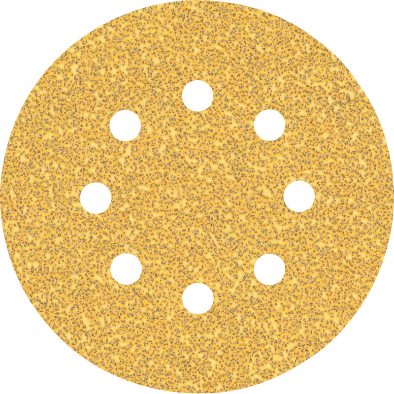 50Disques abrasifs excentriques bois et peinture C470 EXPERT 125 mm 8 trous G40 grain 40