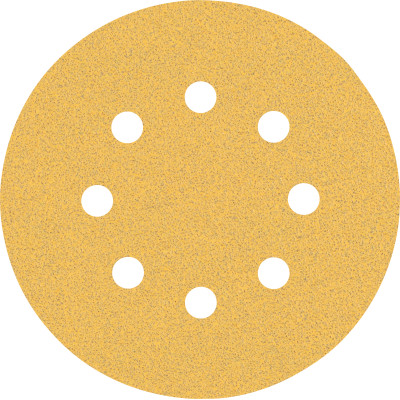 50Disques abrasifs excentriques bois et peinture C470 EXPERT 125 mm 8 trous G80 grain 80