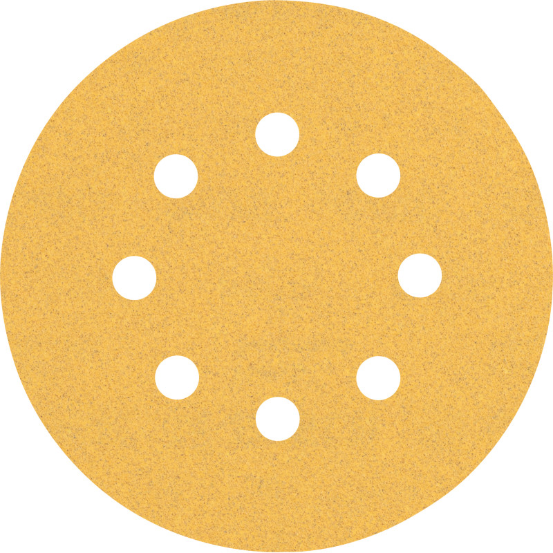 50 Disques abrasifs excentriques bois et peinture C470 EXPERT 125 mm 8t G100 grain 100