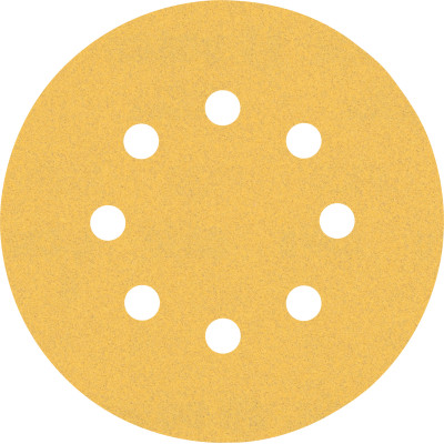 50Disques abrasifs excentriques bois et peinture C470 EXPERT 125 mm 8 trous G120 grain 120