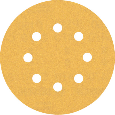 50 Disques abrasifs excentriques bois et peinture C470 EXPERT Ø 12 mm5 mm 8t G150 grain 150