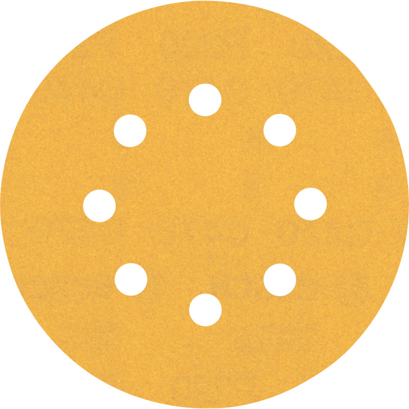 50 Disques abrasifs excentriques bois et peinture C470 EXPERT Ø 12 mm5 mm 8t G220 grain 220