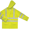 Veste Imperméable Haute Visibilité - Support 100% Polyester Enduit Polyuréthane