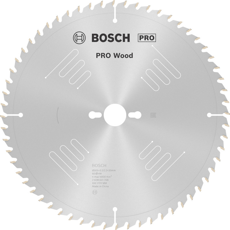Lame scie Circulaire PRO Bois 305 x30 x3,2 mm 60D