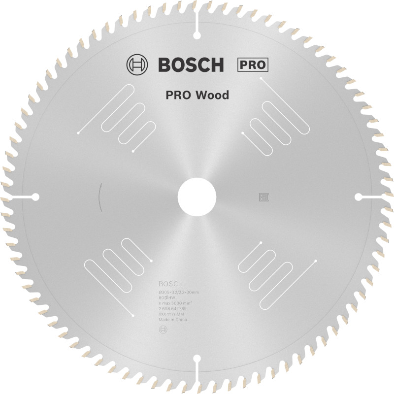 Lame scie Circulaire PRO Bois 305 x30 x3,2 mm 80D