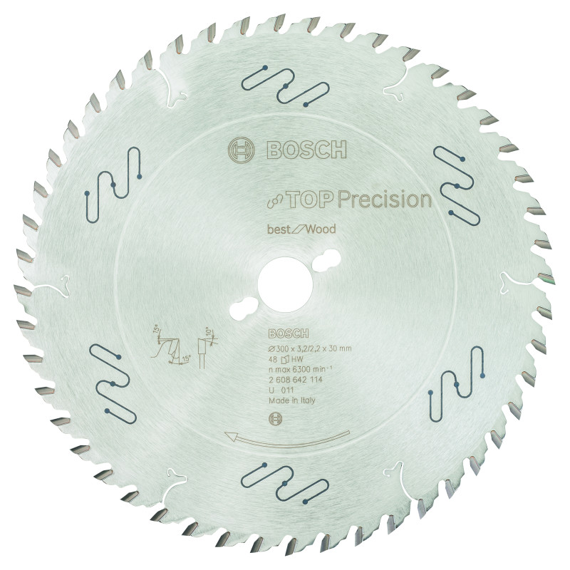 Lame scie circulaire Best Bois 300 x30 x3,2 mm 48D