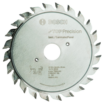 Inciseur pour scie à format Best Panneaux Laminés 120 x20 x2,8-3,6 mm 12 + 12D